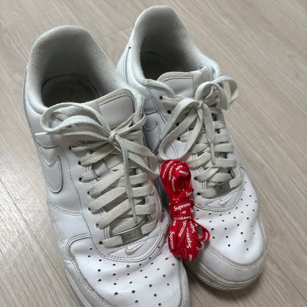 나이키 에어포스 슈프림 285 세탁비포함