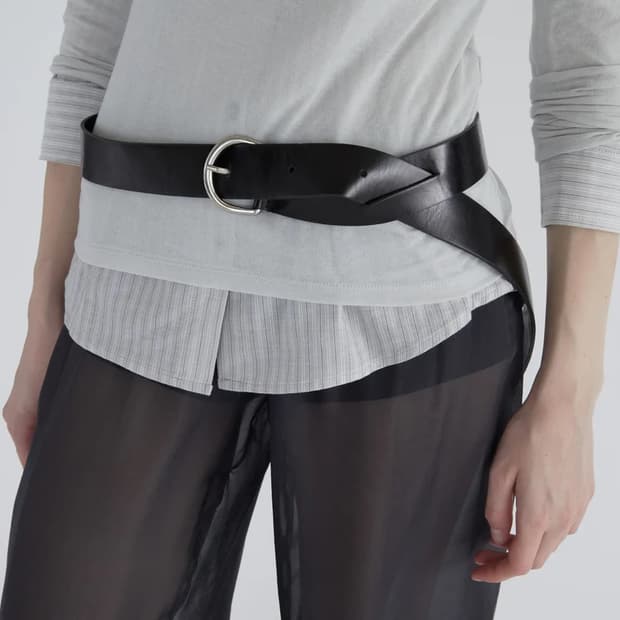 [XS/S]팔로마울 Adela 더블 벨트/블랙