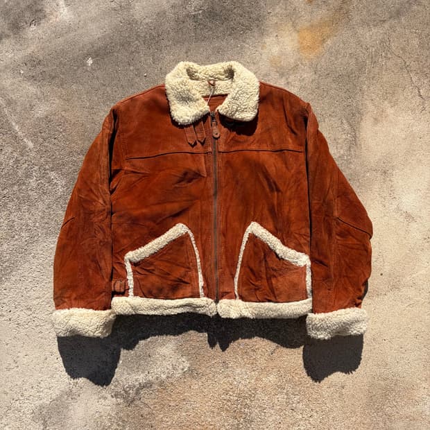 90s MUY BIEN SUEDE B-6 빈티지 자켓 M