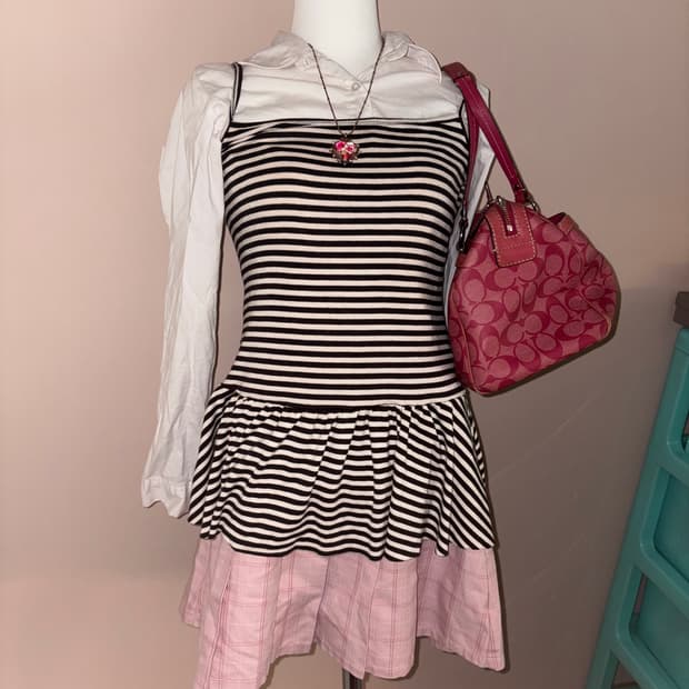 빈티지 코디세트 ( 코치 숄더백 포함)