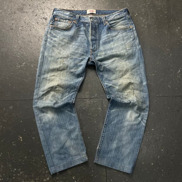 34 리바이스 501 데미지 청바지