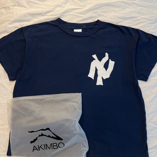 아킴보 클럽 체인 피커 뉴욕 티셔츠 L  chain peeker