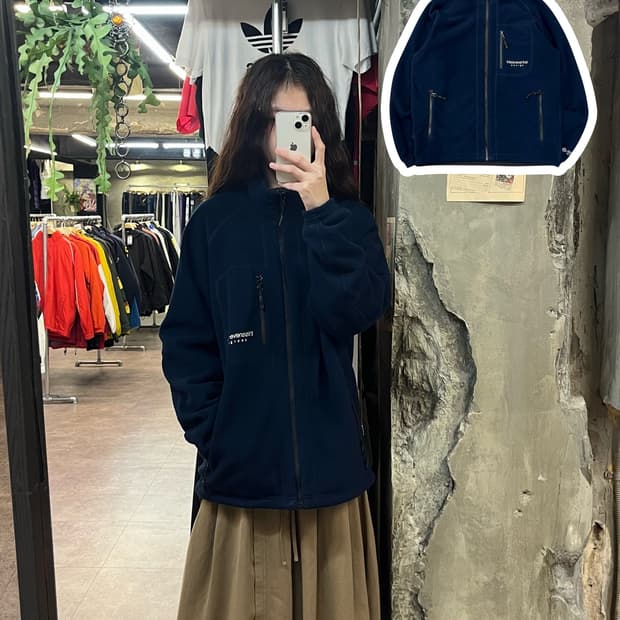 디스이즈네버뎃 고어텍스 플리스 자켓 네이비 M #csz1955 