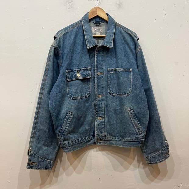 90년대 폴로랄프로렌 DUNGAREES 던가리 데님자켓 USA made