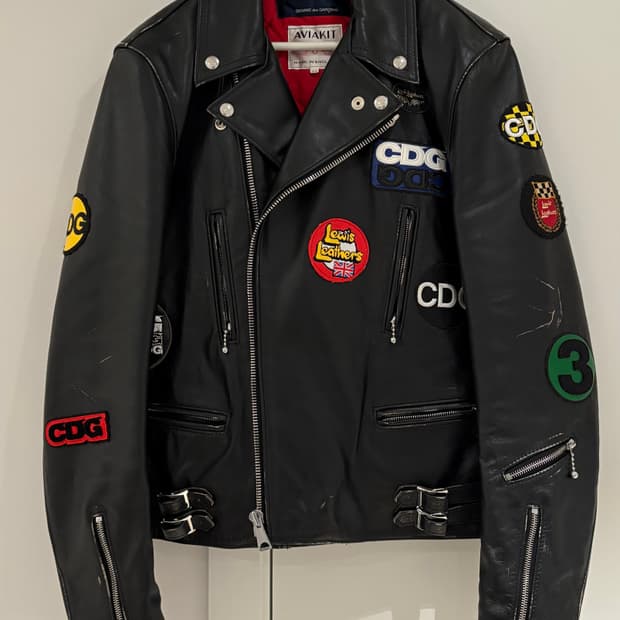 (44) 루이스레더 꼼데가르송 391 라이트닝 패치(추가인하없음)