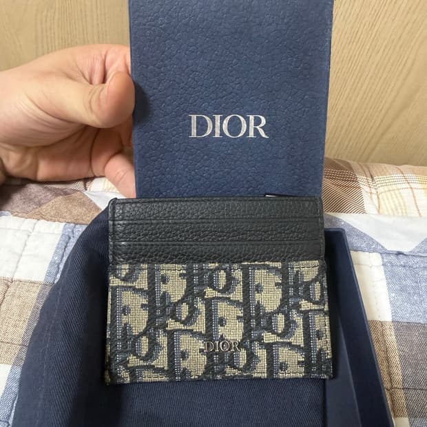 디올 오블리크 카드지갑