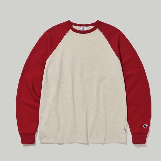 이스트게이트 헤리티지 래글런 롱슬리브 버건디 L 새상품