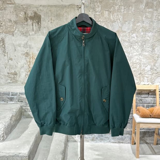 바라쿠타 G9 레이싱 그린 해링턴 자켓