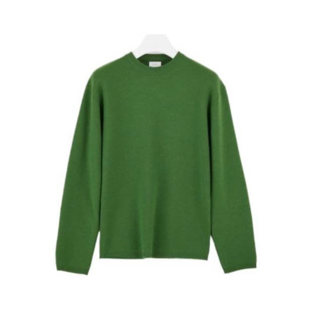 쿠어 탑필 울 라운드 니트 XL size