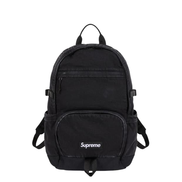 슈프림 데님 백팩 블랙 - 25FW