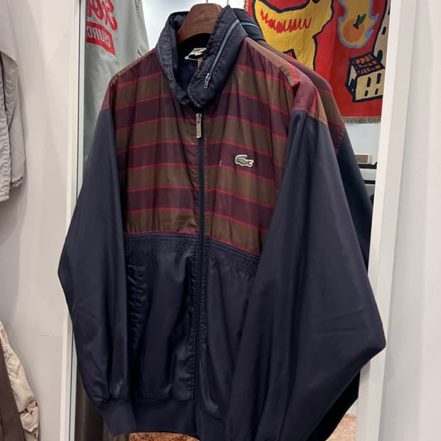 90s Lacoste 라코스테 블루종 자켓