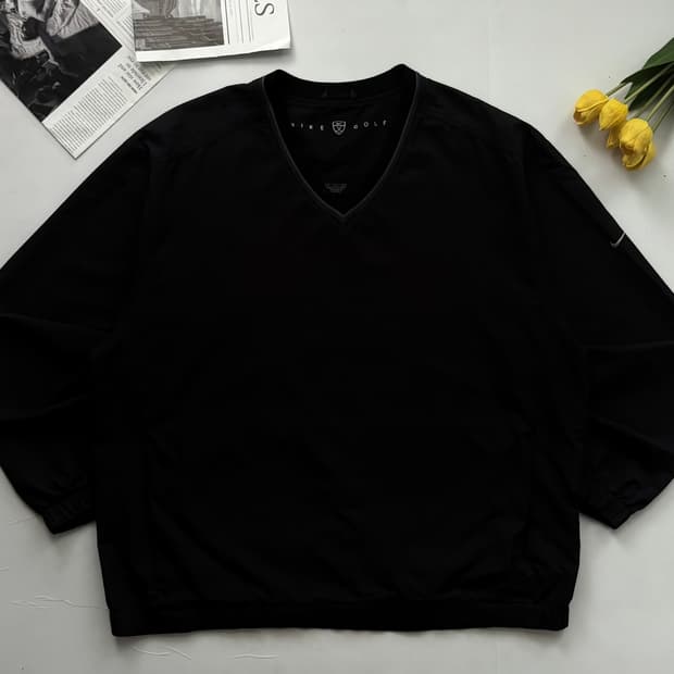Nike 나이키 빈티지 Y2K 오버핏 블랙 웜업