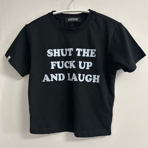 조거쉬 크롭 반팔 티셔츠 S