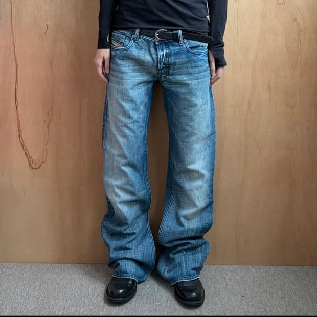 디젤 플레어 데님 팬츠