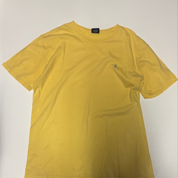 폴로 랄프로렌 USA 빅 사이즈 반팔 티셔츠 2XL 옐로우