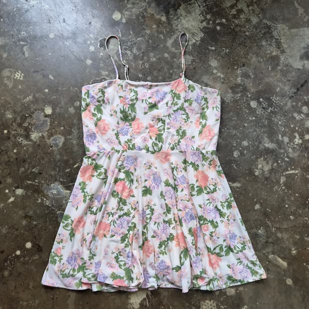 L) ZARA 자라 플라워 패턴 원피스