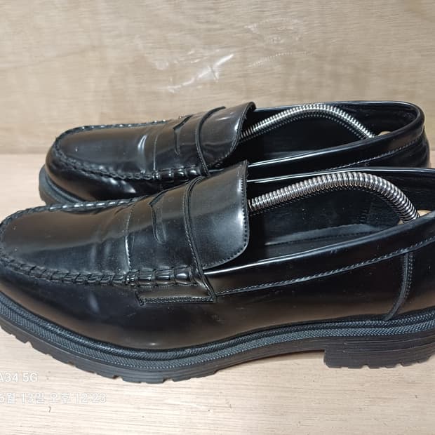 270 자라 페니로퍼 더비슈즈 블랙구두