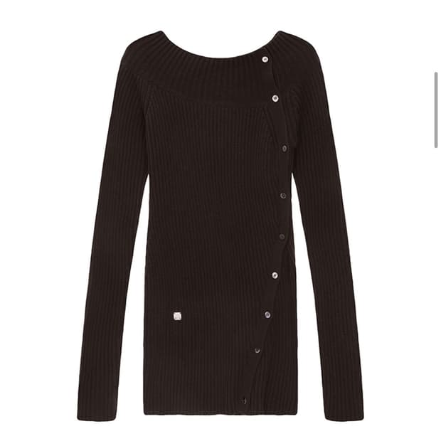 마뗑킴 원숄더 니트 원피스