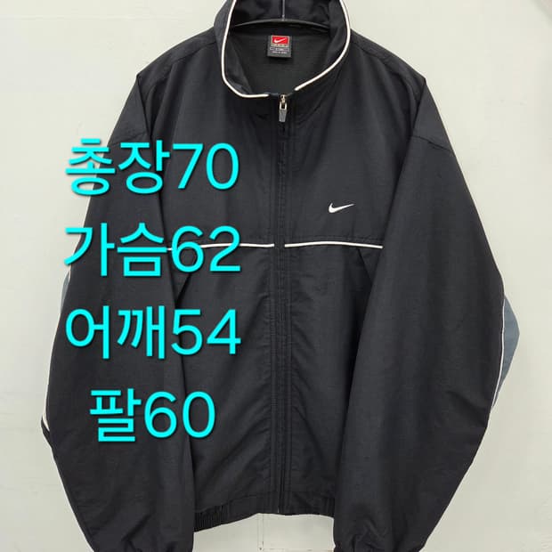 L 90S 나이키 올드스쿨 바람막이 자켓 블랙