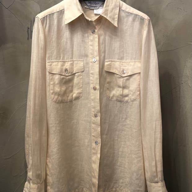 막스마라 린넨 셔츠 블라우스 55