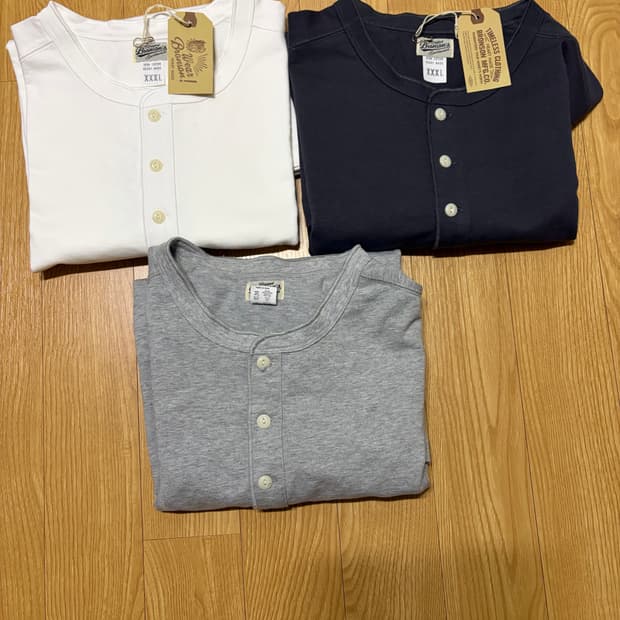 브론슨 10.6oz 반팔 헨리넥