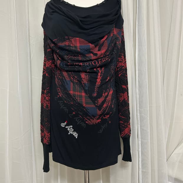 펑크 드레이프 원피스