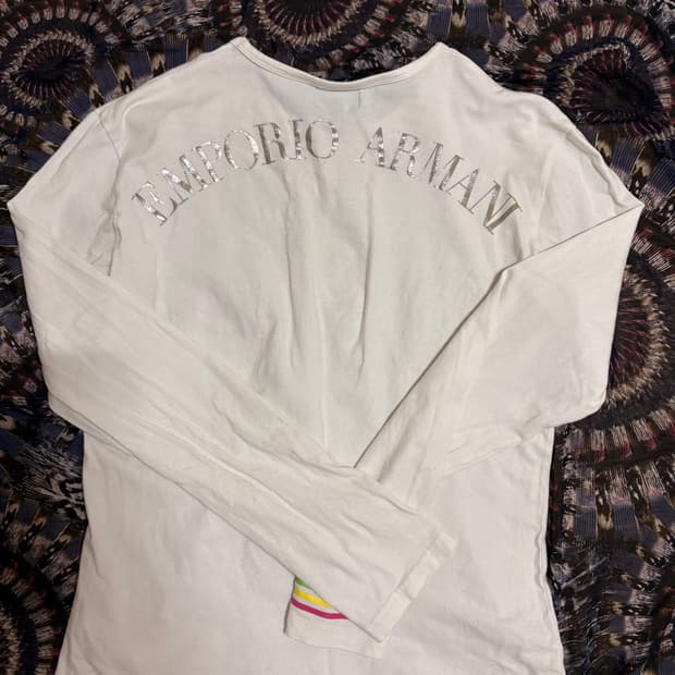 Emporio Armani back logo longsleeve