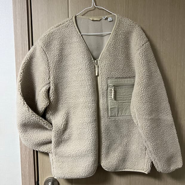 유니클로 U 플리스 자켓 L 