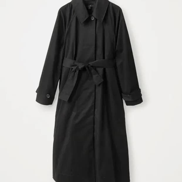 COS 오버사이즈 트렌치코트블랙