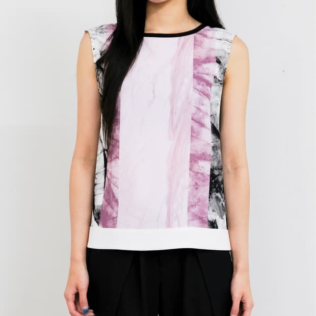 Helmut Lang Patterned Sleeveless