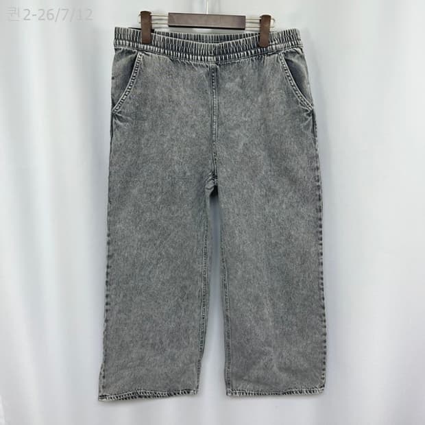 H&M 여자 밴딩 와이드 바지 미착용제품 빅사이즈 M(34-36) 