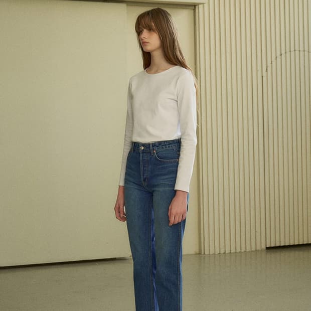 시야쥬 진청 데님 팬츠