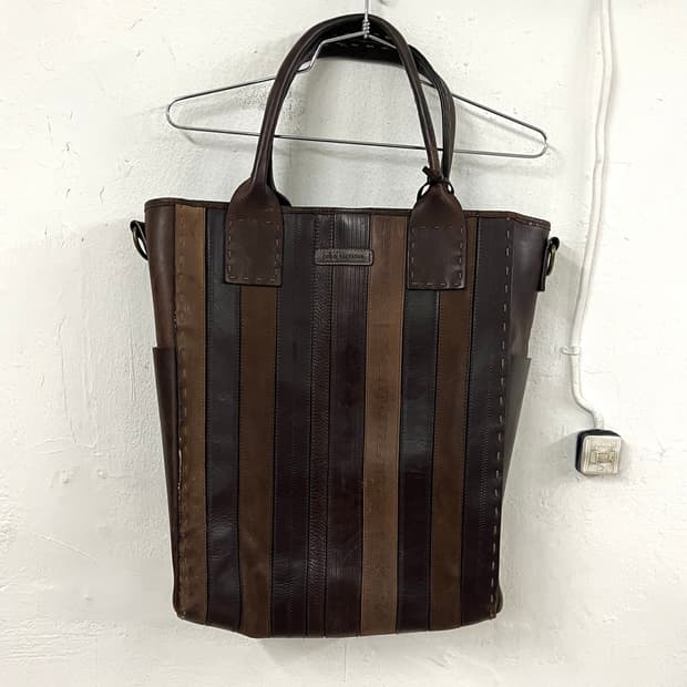 존바바토스 컬렉션 멀티 레더 토트백