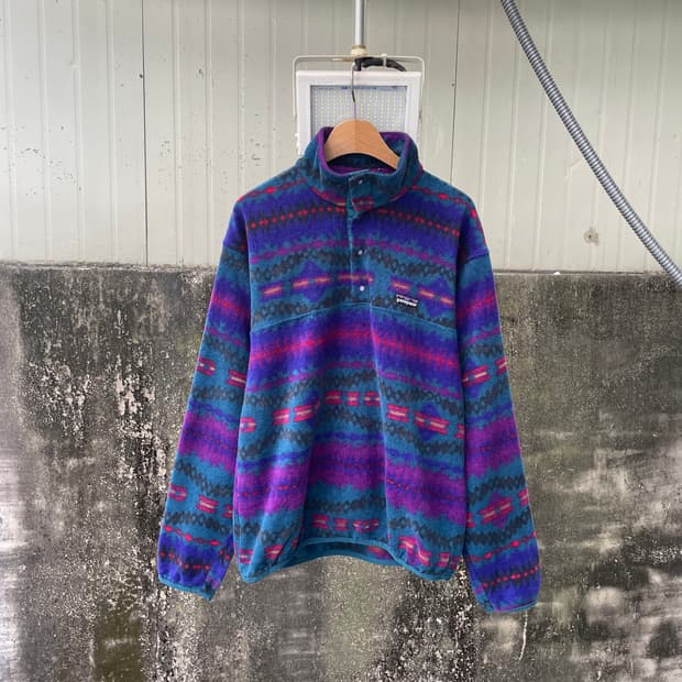 90‘s 파타고니아 신칠라 스냅티 스노우리스 노스노우