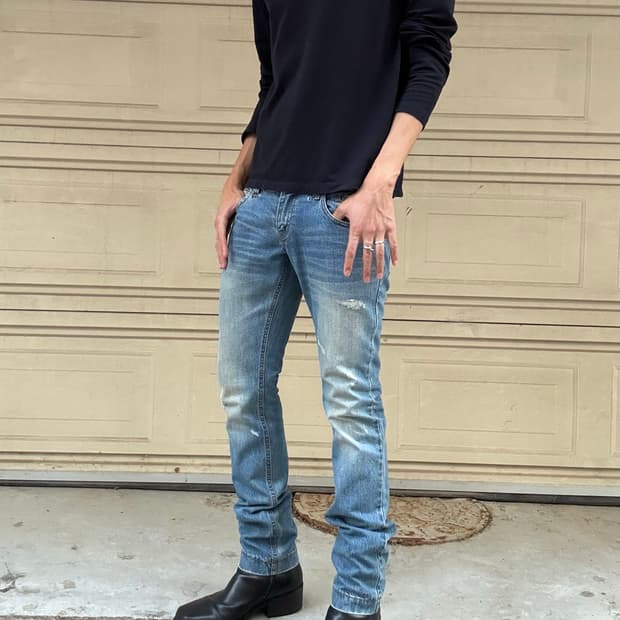 00s Dolce&Gabbana footballer jeans