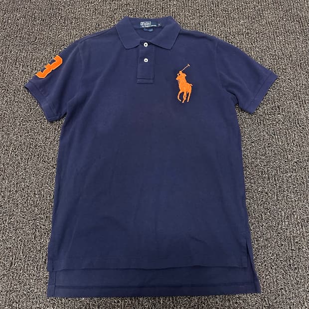 POLO 폴로 랄프로렌 빅포니 카라티 반팔티셔츠 네이비 S