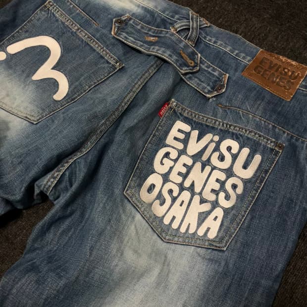 Evisu 에비수 오사카 신치백 엔지니어드 데님 팬츠