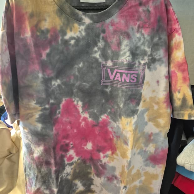 Aries x vans 콜라보 타이다이 티셔츠