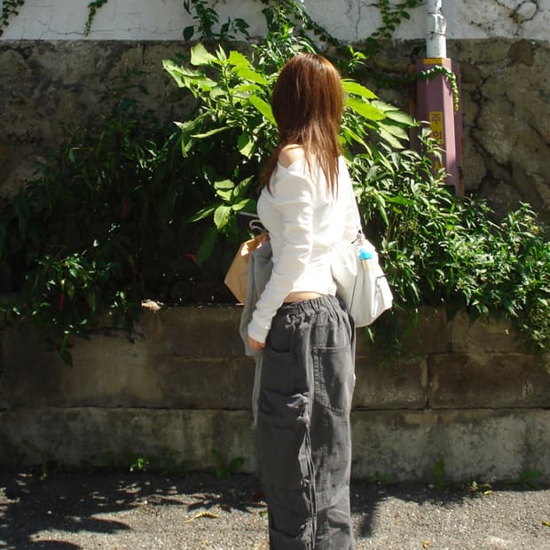 아워캐비넷 shadow cargo pants