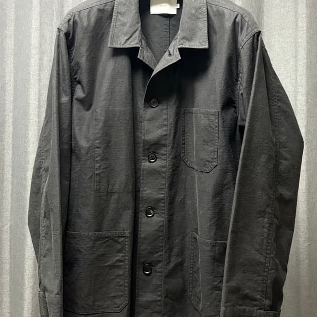 아워셀브스 23SS 넵 백 트윌 워크자켓 차콜 3사이즈