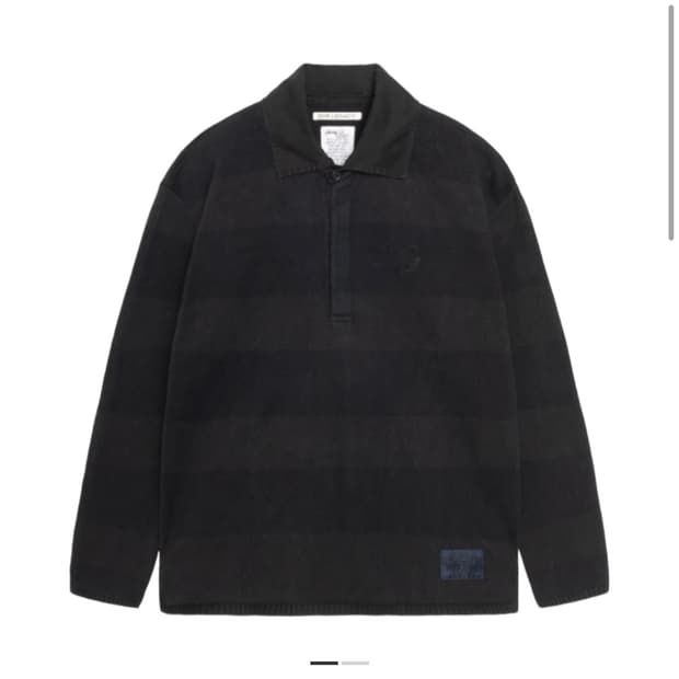 스투시 x 아워레가시 워크샵 럭비 니트L