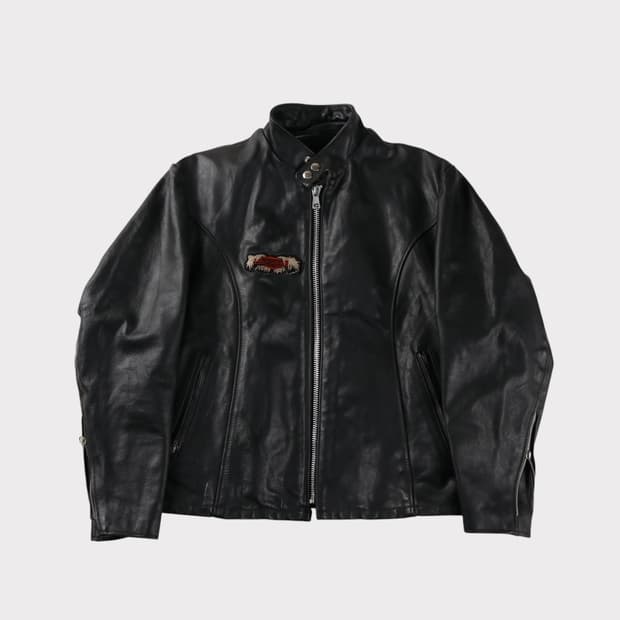 [42] 80's 시어스 할리데이비슨 스티어하이드 싱글라이더 자켓