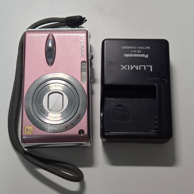 파나소닉 루믹스 DMC-FX8 핑크 빈티지 디지털 카메라 디카