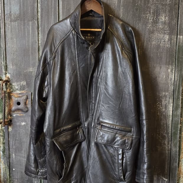 90s Urban Express Leather Jacket
