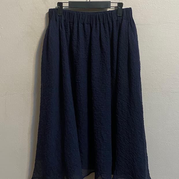 메종 키츠네 쉬폰 플레어 스커트