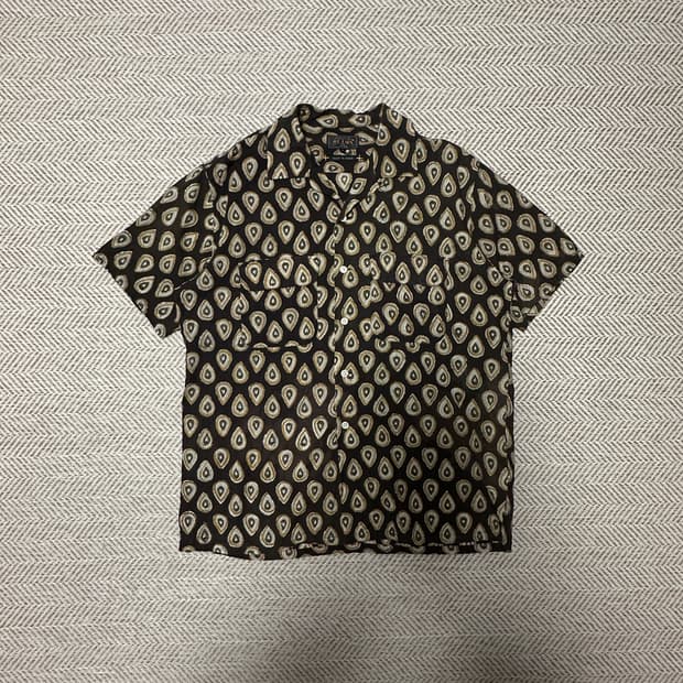 BEAMS PLUS open collar shirt