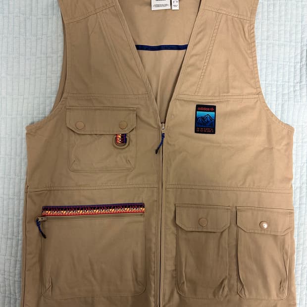 [L] 아디다스 아디플로러 2.0 집업 베스트 조끼