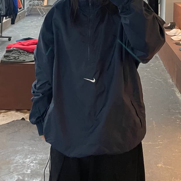 나이키 센터 스우시  올드스쿨 아노락 웜업 자켓 H2321