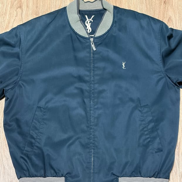 입생로랑 블루종 자켓