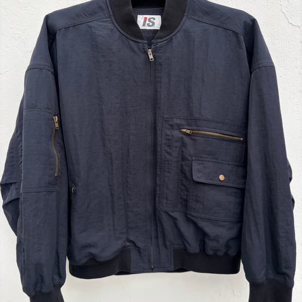 80s 이세이 미야케 스포츠 나일론 봄버